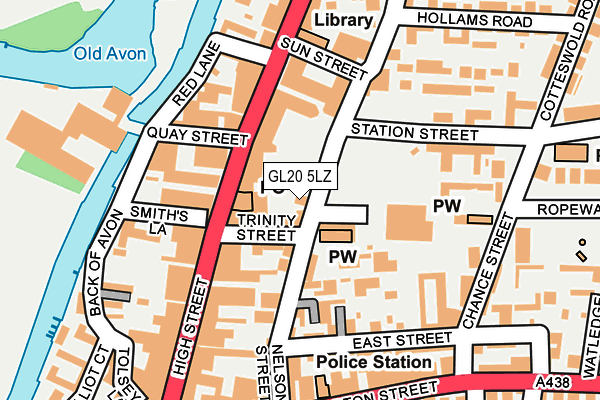 GL20 5LZ map - OS OpenMap – Local (Ordnance Survey)