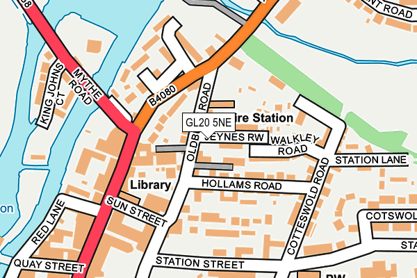 GL20 5NE map - OS OpenMap – Local (Ordnance Survey)