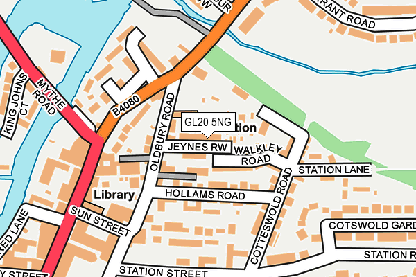 GL20 5NG map - OS OpenMap – Local (Ordnance Survey)