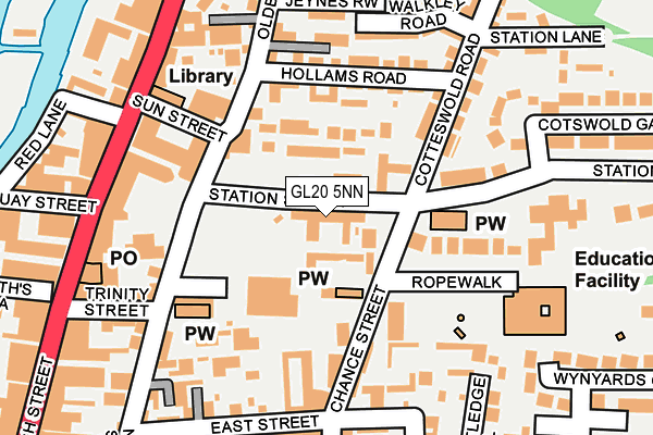GL20 5NN map - OS OpenMap – Local (Ordnance Survey)