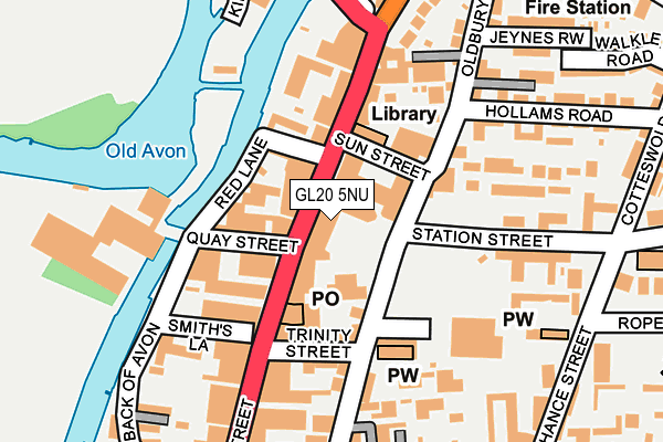 GL20 5NU map - OS OpenMap – Local (Ordnance Survey)