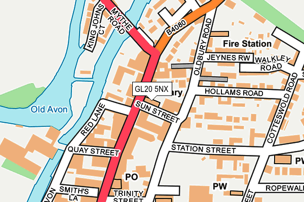 Map of SFB VENTURES LTD at local scale