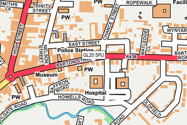 GL20 5PU map - OS OpenMap – Local (Ordnance Survey)