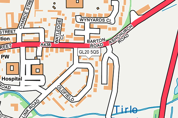 GL20 5QS map - OS OpenMap – Local (Ordnance Survey)