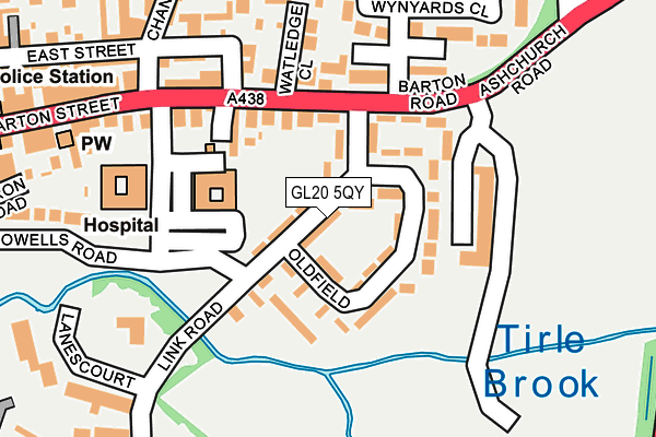 GL20 5QY map - OS OpenMap – Local (Ordnance Survey)