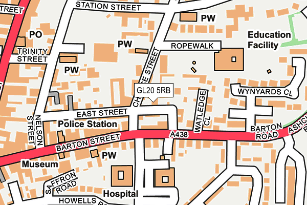 GL20 5RB map - OS OpenMap – Local (Ordnance Survey)