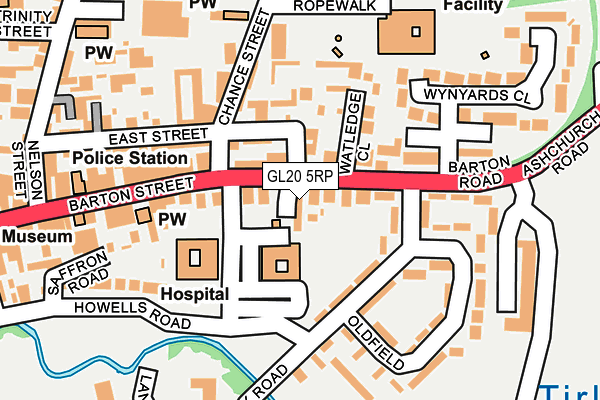 GL20 5RP map - OS OpenMap – Local (Ordnance Survey)