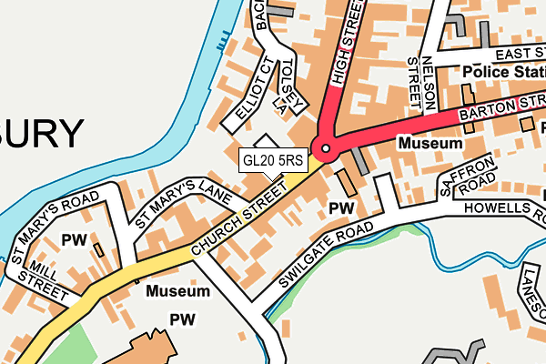 GL20 5RS map - OS OpenMap – Local (Ordnance Survey)