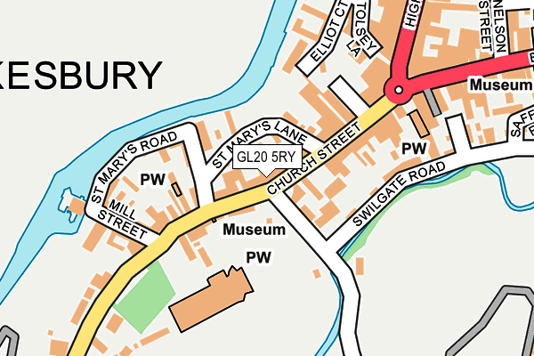 Map of THE CRESCENT VETERINARY CENTRE LTD at local scale