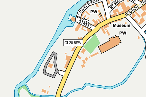 GL20 5SW map - OS OpenMap – Local (Ordnance Survey)