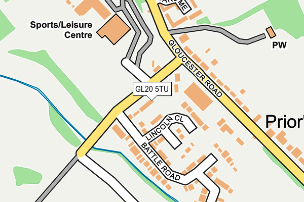 GL20 5TU map - OS OpenMap – Local (Ordnance Survey)