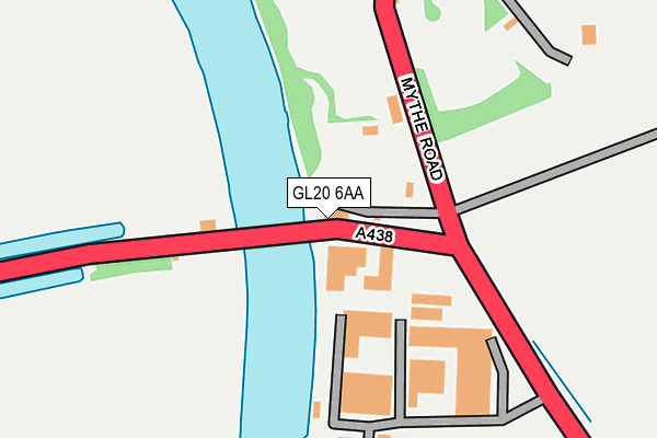 GL20 6AA map - OS OpenMap – Local (Ordnance Survey)