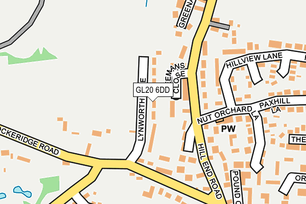 GL20 6DD map - OS OpenMap – Local (Ordnance Survey)