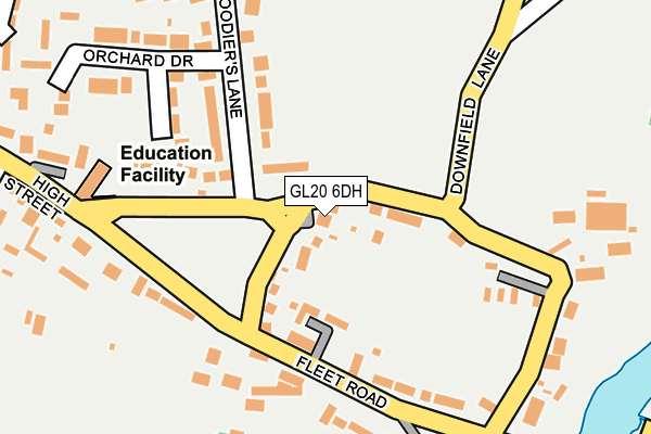 GL20 6DH map - OS OpenMap – Local (Ordnance Survey)