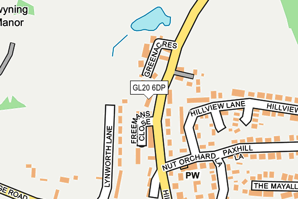 GL20 6DP map - OS OpenMap – Local (Ordnance Survey)