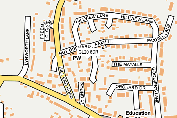 GL20 6DR map - OS OpenMap – Local (Ordnance Survey)