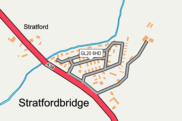 GL20 6HD map - OS OpenMap – Local (Ordnance Survey)