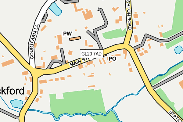 GL20 7AD map - OS OpenMap – Local (Ordnance Survey)