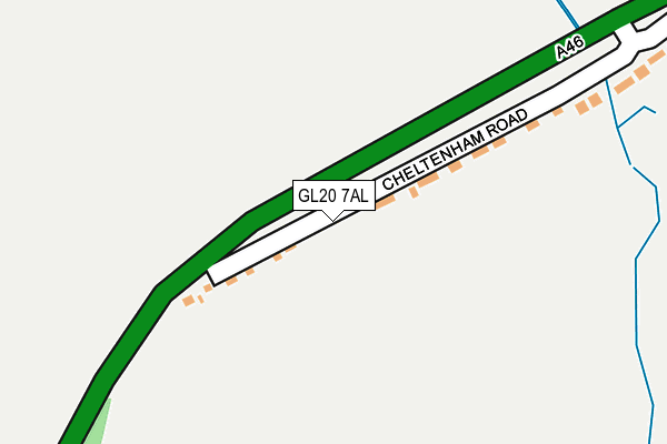 GL20 7AL map - OS OpenMap – Local (Ordnance Survey)