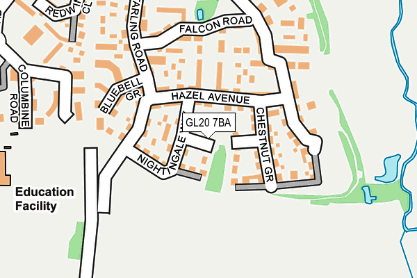 GL20 7BA map - OS OpenMap – Local (Ordnance Survey)