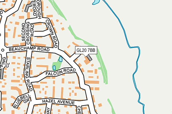 GL20 7BB map - OS OpenMap – Local (Ordnance Survey)