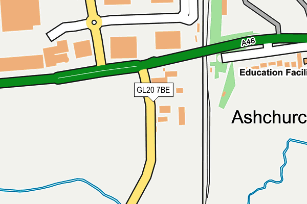 GL20 7BE map - OS OpenMap – Local (Ordnance Survey)