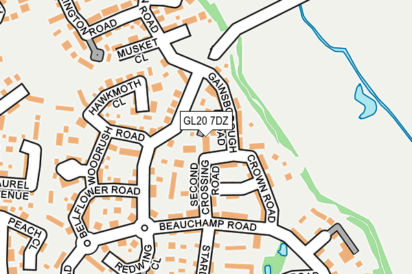 GL20 7DZ map - OS OpenMap – Local (Ordnance Survey)