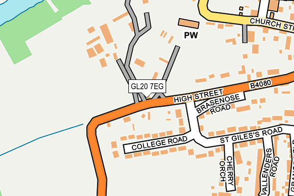 GL20 7EG map - OS OpenMap – Local (Ordnance Survey)