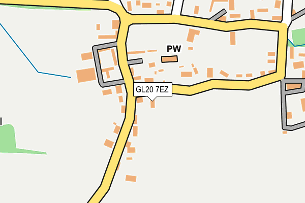 GL20 7EZ map - OS OpenMap – Local (Ordnance Survey)