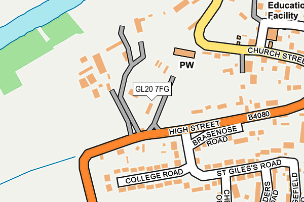 GL20 7FG map - OS OpenMap – Local (Ordnance Survey)