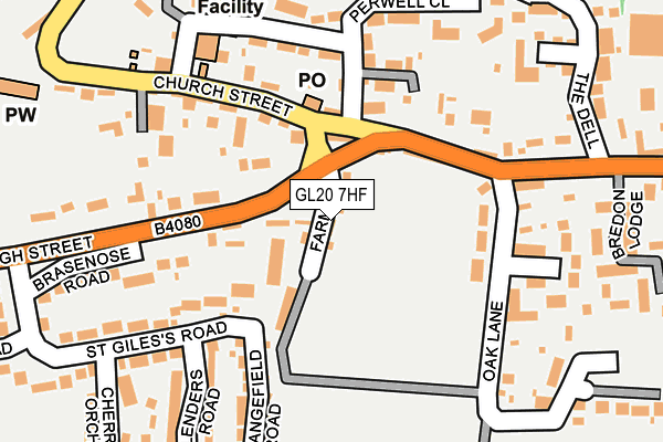 GL20 7HF map - OS OpenMap – Local (Ordnance Survey)