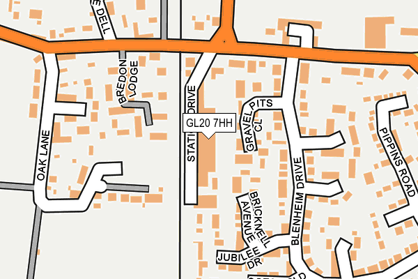 GL20 7HH map - OS OpenMap – Local (Ordnance Survey)