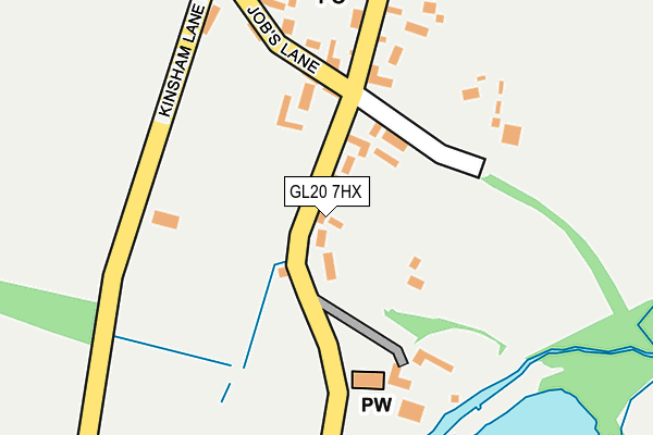 GL20 7HX map - OS OpenMap – Local (Ordnance Survey)