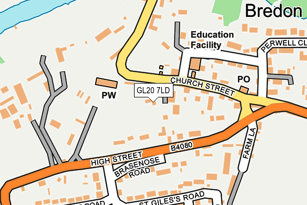 GL20 7LD map - OS OpenMap – Local (Ordnance Survey)