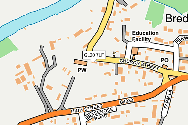GL20 7LF map - OS OpenMap – Local (Ordnance Survey)