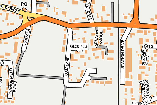 GL20 7LS map - OS OpenMap – Local (Ordnance Survey)