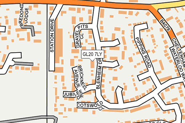 GL20 7LY map - OS OpenMap – Local (Ordnance Survey)