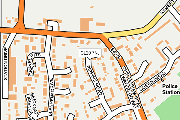 GL20 7NJ map - OS OpenMap – Local (Ordnance Survey)