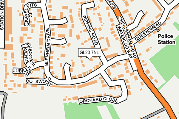 GL20 7NL map - OS OpenMap – Local (Ordnance Survey)