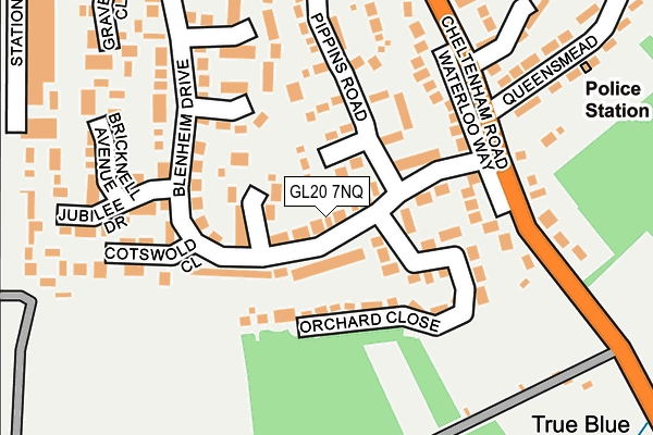 GL20 7NQ map - OS OpenMap – Local (Ordnance Survey)