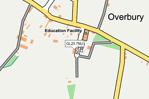 GL20 7NU map - OS OpenMap – Local (Ordnance Survey)