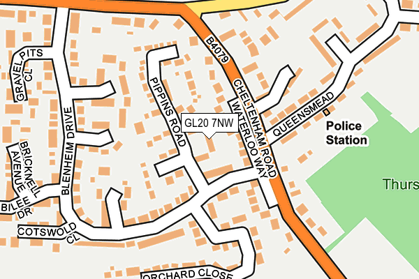 GL20 7NW map - OS OpenMap – Local (Ordnance Survey)
