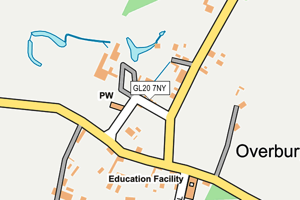 GL20 7NY map - OS OpenMap – Local (Ordnance Survey)