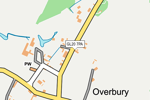 GL20 7PA map - OS OpenMap – Local (Ordnance Survey)
