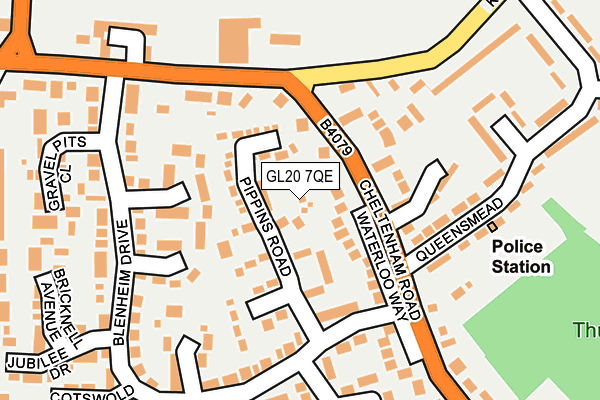 GL20 7QE map - OS OpenMap – Local (Ordnance Survey)