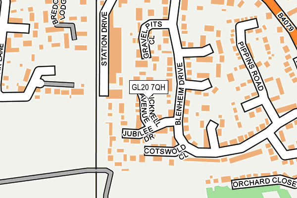 GL20 7QH map - OS OpenMap – Local (Ordnance Survey)