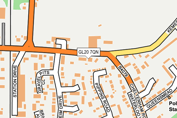 GL20 7QN map - OS OpenMap – Local (Ordnance Survey)
