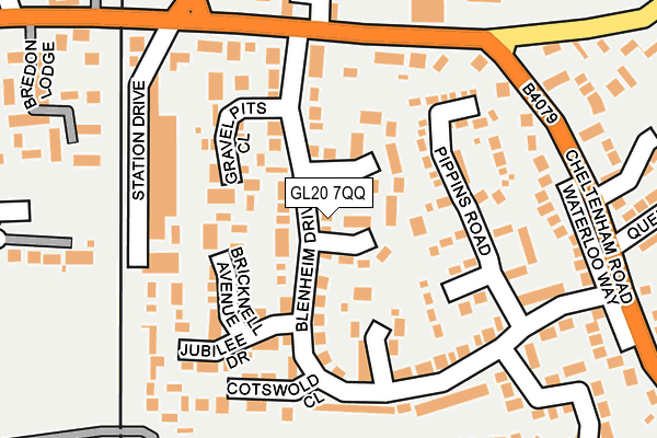 GL20 7QQ map - OS OpenMap – Local (Ordnance Survey)
