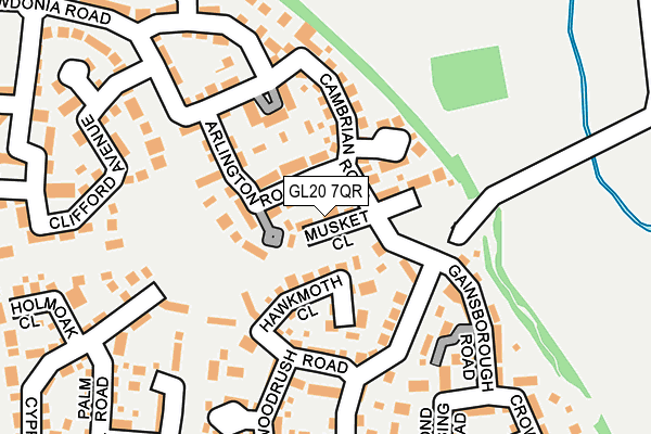 GL20 7QR map - OS OpenMap – Local (Ordnance Survey)