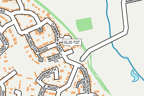 GL20 7QT map - OS OpenMap – Local (Ordnance Survey)